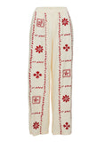 Bomve-Grazia Pants Cream / Red