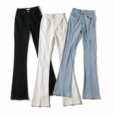 Bomve-Hannah Cut-Out Denim Pants