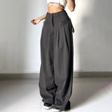 Bomve-Jessa Wide Leg Baggy Pants