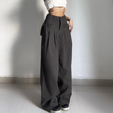 Bomve-Jessa Wide Leg Baggy Pants