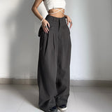 Bomve-Jessa Wide Leg Baggy Pants