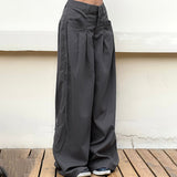 Bomve-Jessa Wide Leg Baggy Pants