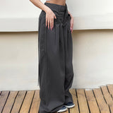 Bomve-Jessa Wide Leg Baggy Pants