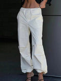 Bomve-Julia Low Rise Cargo Pants