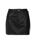 Bomve-Manya Leather Skirt Set