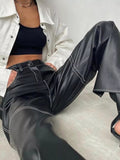 Bomve-Mea Leather Pants