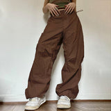 Bomve-Bomve-Meryem Drawstring Baggy Pants