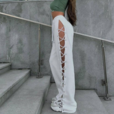 Bomve-Nadira Cut Out Pants