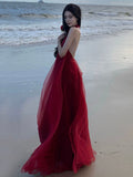 Bomve-Morning Gowns Bride Photo Open Back Sanya Elegant Fairy Dress