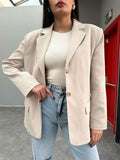 90s streetwear Autumn Pure Color Cardigan Long-Sleeved Women's Coat Fashion