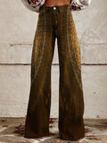 90s fashion 2024 boho Women's Trousers Must Have Western Style Pants Trousers Women Flared Pants