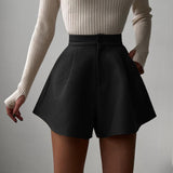 fall street women's outfits American Hot Girl Casual Solid Color Street Fashion Ins Style A- line Skirt Pants