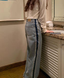 Bomve-Ashton Vintage Wide Leg Jeans