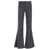 fall Elegant Daily with our Popular Italian Style Fashionable Urban Low Waist Suit Pants