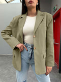 90s streetwear Autumn Pure Color Cardigan Long-Sleeved Women's Coat Fashion