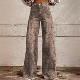 90s fashion 2024 boho Women's Trousers Must Have Western Style Pants Trousers Women Flared Pants