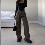 business casual outfits for women Casual Suit Pants Women's Street style