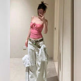 going out outfits Niche 2024 Spring and Summer New Hot Girl Style Lace Strap Bra Short Vest Camisole Top for Women