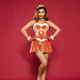 Women's Sexy Christmas Costume Halloween Cosplay Christmas Dress Sexy Lingerie