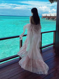 Bomve-Fairy Flowing Sun Protection Dress Seaside Cardigan