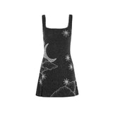 alien invasion dress to impress 2024 New Sling Type 3D Printed Urban Casual Women's Beach Dress Mid-Waist Long Dress