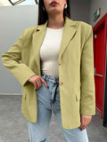 90s streetwear Autumn Pure Color Cardigan Long-Sleeved Women's Coat Fashion