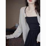 boho Mid-Ancient Sweetheart ~ Spring New Trendy New Chinese Retro Design V-neck Sling Dress Women's Slimming Dress