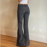 fall Elegant Daily with our Popular Italian Style Fashionable Urban Low Waist Suit Pants