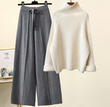 fall trends 2024 outfits Korean Style Lazy Style Suit Women's Autumn and Winter Sweater Sara Two Pieces Set