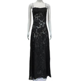 mystic dress to impress Style Summer New Fashion Sexy See-through Seaside Vacation Slim-Fit Suspender Skirt Floral Dress