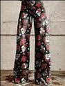 90s fashion 2024 boho Women's Trousers Must Have Western Style Pants Trousers Women Flared Pants