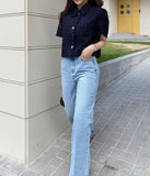 Bomve-Edith Straight Jeans