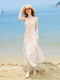 Bomve-Super Fairy Zklin Chiffon Beach Vest Dress