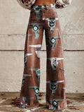 90s fashion 2024 plus Size Women's Casual Pants Straight Pants Must Have Western Style Pants