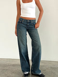 fall street women's outfits Roomy Extra Wide Low Rise Jeans in Grey Used Bleach