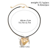 Bomve Simple Elegant Bow Love Heart Pendant Choker Necklace for Women 2024 Trend Wed Bridal Kpop Bowknot Chain Jewelry Gift