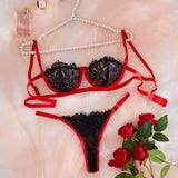 Bomve-Cosplay Sexy Erotic Lingerie Women Bra And Panty Garters Sexy Lingerie Sets For Sex Women's Underwear Set Female Sexy Costumes