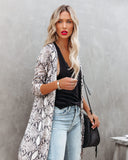 Bomve-Winter and Autumn Outfits_Snake Print Cardigan