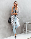 Bomve-Winter and Autumn Outfits_Snake Print Cardigan