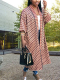 Bomve-Winter and Autumn Outfits_Leopard Print Graceful Bowknot Pleated Dress