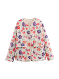 Bomve-Christmas Thanksgiving Black Friday Athena Floral Jacket