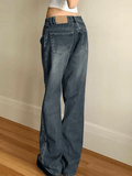 Bomve-Vintage Blue Wash Boyfriend Jeans